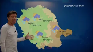 Prévisions météo du vendredi 3 mai 2024