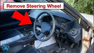 How to remove you Mk1 MR2 steering wheel (MR2 How To)