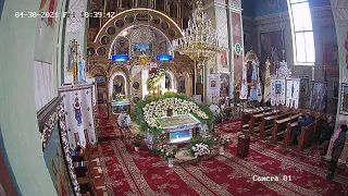 30.04.2021. 06:30 -  Царські Часи та Вечірня з виставленням Плащаниці