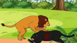 Lion vs Black Panther - DC2 Animation