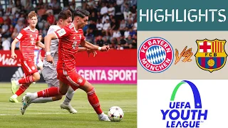 Bayern Munich vs Barcelona UEFA U19 Youth League Highlights