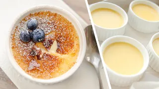 Easy to make at home! CREME BRÛLÉE the most delicious French dessert | Creme Brûlée easy recipe