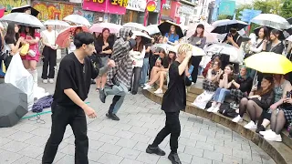[STREET ARTIST] ONEOF. PASSION BUSKING ON RAINY DAY. 230830.