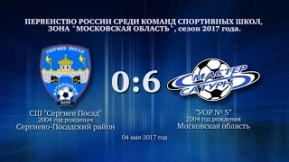 Матч команды 2004 г.р. 04 мая 2017 год.