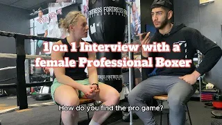 1 on 1 interview with Proffesional Boxer Jessica Barry