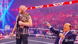 Paul Heyman Introduces Brock Lesnar - 4K || 3/1/22