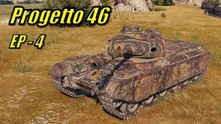 Progetto 46 against higher level heavy tanks | Steppes - World of Tanks | #4