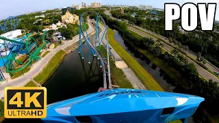 Mako Front Row POV - SeaWorld Orlando - 4K 60fps