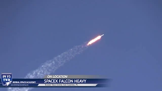 Falcon Heavy Single Take 6 miles from Launch, 4 from Landing