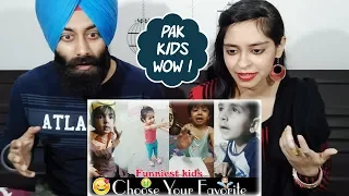 Indian Reaction on Pakistani Funny kids videos - Cuteness Overloaded Ft. PunjabiReel TV