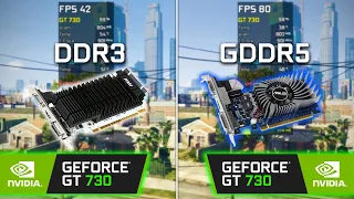 GT 730 DDR3 vs GDDR5 - Test in 6 Games