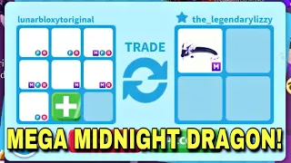 😱🐉​⁠​⁠@legendarylizzy & I OFFERED FOR THE WORLD’S FIRST MEGA MIDNIGHT DRAGON! + BIG TRADES#viral
