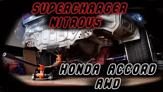 HONDA Accord CL7 AWD / We build AWD to first accord K20 SUPERCHARGER & NITROUS  part 1