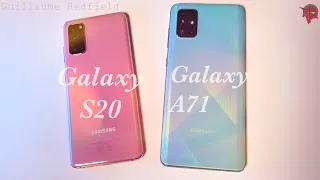 Samsung Galaxy S20 vs A71 Comparison!