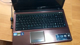 Ноутбук Asus K53s SC/SV циклическая перезагрузка, прошивка BIOS биоса.