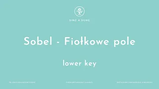 Sobel - Fiołkowe pole (Karaoke/Instrumental) Lower Key