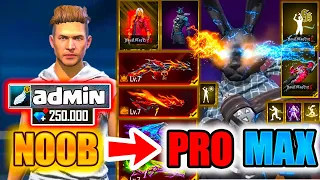 250.000 DIAMONDS 😱😱 on *NEW ACCOUNT* - watch how *PRO* it became 😱🔥