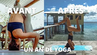 AVANT - APRÈS un an de yoga: leçons appliquées à la vie