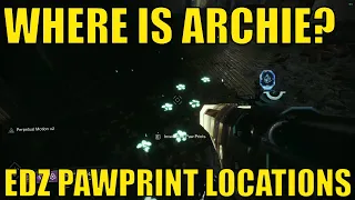 All Pawprint Locations for WHERE IN THE EDZ IS ARCHIE? Space Rhino | Fireplace | The Traveler