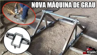 COMO É FEITO A MÁQUINA DE GRAU PASSO A PASSO.