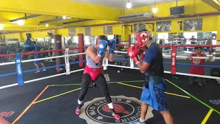 Sparring session between All rivera   from Philippines 🇵🇭 and Qudratillo from Uzbekistan 🇺🇿