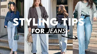 STYLING TIPS FOR JEANS | How To Update Your DENIM looks!