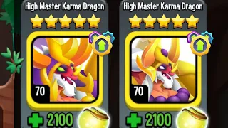 2 MASTER KARMA 5 🌟 LV 70 SỨC MẠNH VÔ BIÊN | DRAGON CITY