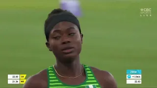 Favour OFILI (Nigeria) |Women's 200m Semi-final 1 |Commonwealth Games 2022 Athletics |5th Aug 2022 |