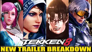 Tekken 8: Devil Jin, Zafina, Alisa Bosconovich, and Lee Chaolan Reveal Trailer Breakdown in | Hindi