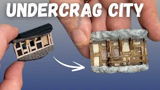 DIY tiny building using MATCHSTICKS + CARDBOARD
