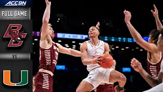 Boston College vs. Miami Full Game Replay | ACC Men’s Basketball (2021-22)