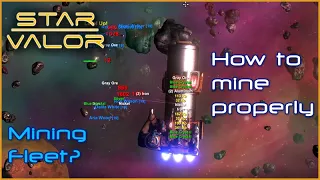 Mining Fleet - How to do it properly | Star Valor Early Access | Indie Game Dev