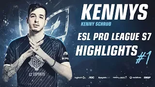 CSGO - kennyS Highlights #1 - ESL Pro League S7