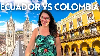 ECUADOR vs COLOMBIA (Traveling + Living)