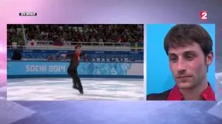 Brian Joubert trés ému pour la fin de sa carriére de patineur artistique 20140214