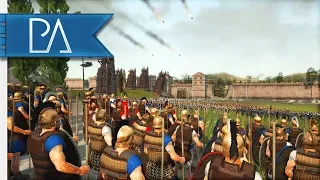 HUGE COMPETITIVE SIEGE WITH ORGANIZED TEAMS! - 4v4 Siege battle - Total war: Rome 2