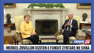 Vizita e fundit si kancelare në SHBA - Angela Merkel takon Joe Biden