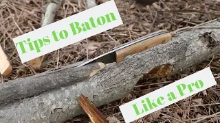 Baton Wood Better with this Tip!