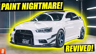 Building & Heavily Modifying a 2013 Mitsubishi Lancer EVO GSR - Part 11: Extremely Satisfying Detail