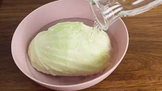 Why didn't I know this Cabbage Recipe before? better than meat ! I have never eaten so delicious !