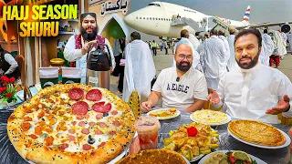 First Hajj Flight ✈️ Arrives in Madina - HAJJ SEASON 2024 Best BBQ 🍖 😋