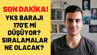 YKS'DE BARAJ 170'E Mİ DÜŞÜYOR? | SIRALAMALAR TEKRAR MI AÇIKLANACAK? | SON DAKİKA