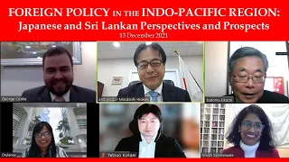 FOREIGN POLICY IN THE INDO-PACIFIC REGION: Japanese and Sri Lankan Perspectives and Prospects