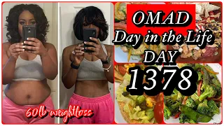 OMAD What I Eat in a Day// FAST with me// 60 LBS weight loss