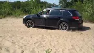 Subaru outback 3.6 in sand, offroad, :) 2