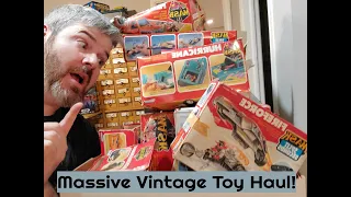We pick a massive collection of vintage toys and find tons of M.A.S.K