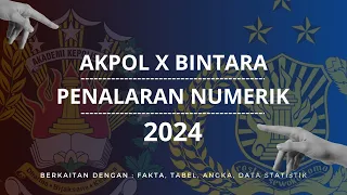 [Penalaran Numerik] Tipe Soal Baru Pada Tes Akpol & Bintara Polri th. 2024 #akpol #bintarapolri