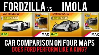 ASPHALT 9 - FORD TEAM FORDZILLA P1 vs PAGANI IMOLA - CAR COMPARISON