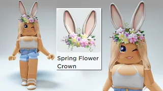 GET THIS *FREE UGC* SPRING FLOWER CROWN NOW 😲 Roblox
