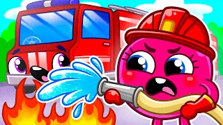 🔥 Super Fire Truck Story 🚒 I Want To Be A Firefighter 👨‍🚒🧯 || VocaVoca Stories 🥑